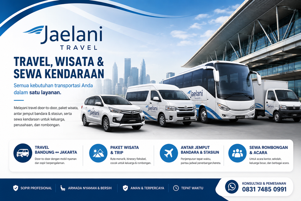 Jaelani Travel - Travel, Wisata & Sewa Kendaraan